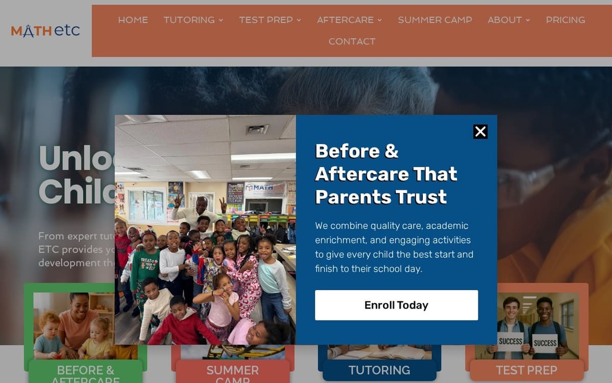The Math ETC website